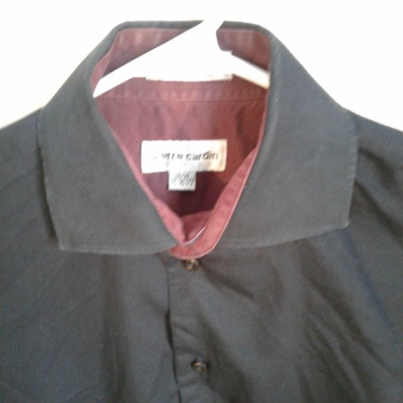 PIERRE CARDIN mens med long sleeve button up  shirt Y2K - Picture 2 of 10